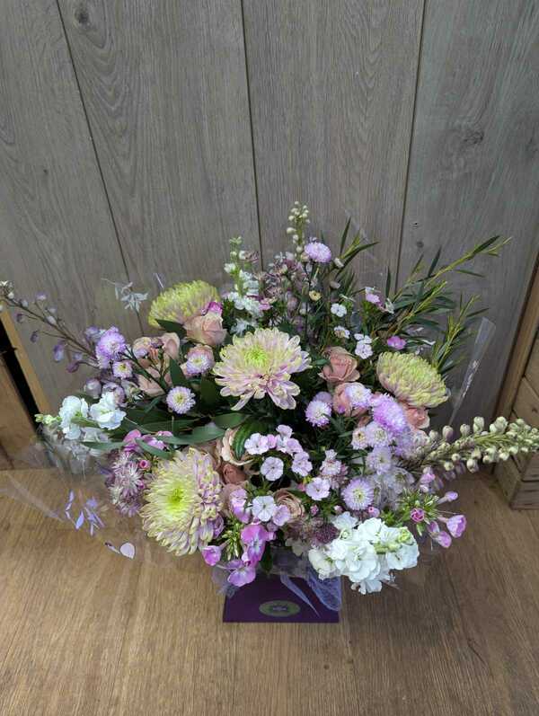 Flowers delivered to customer