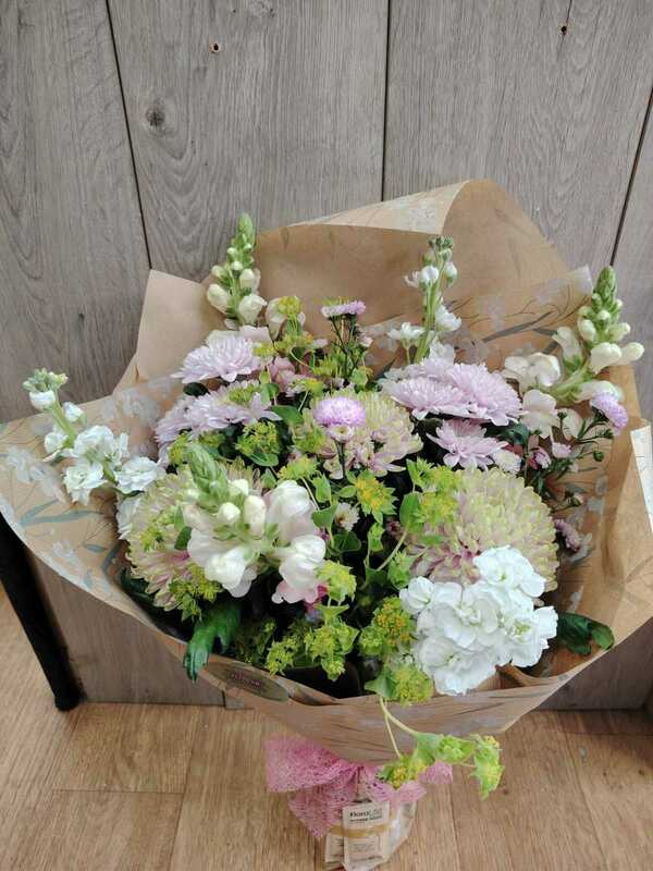 Flowers delivered to customer