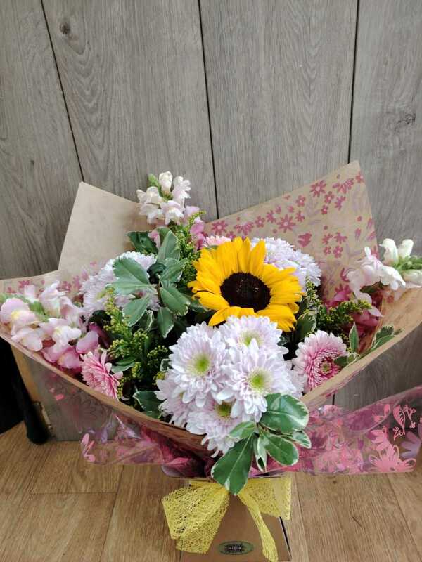 Flowers delivered to customer