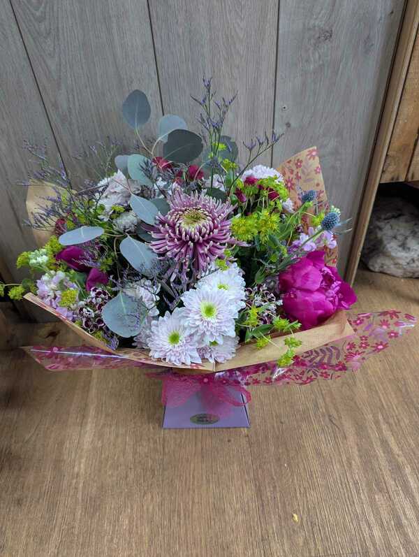 Flowers delivered to customer