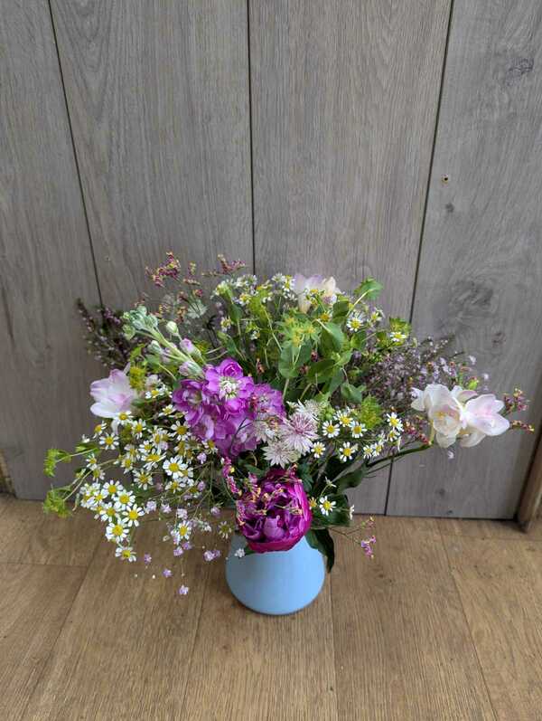 Flowers delivered to customer