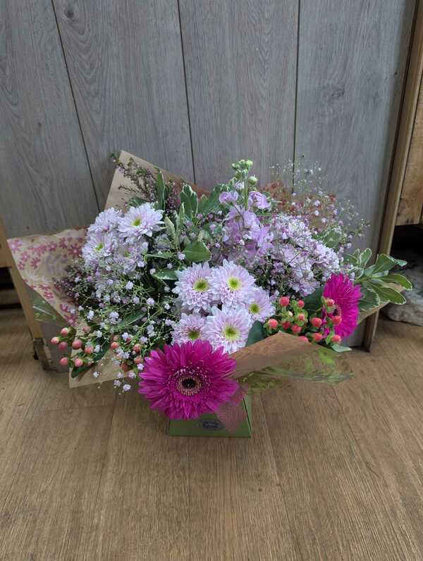 Flowers delivered to customer