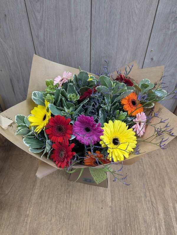 Flowers delivered to customer