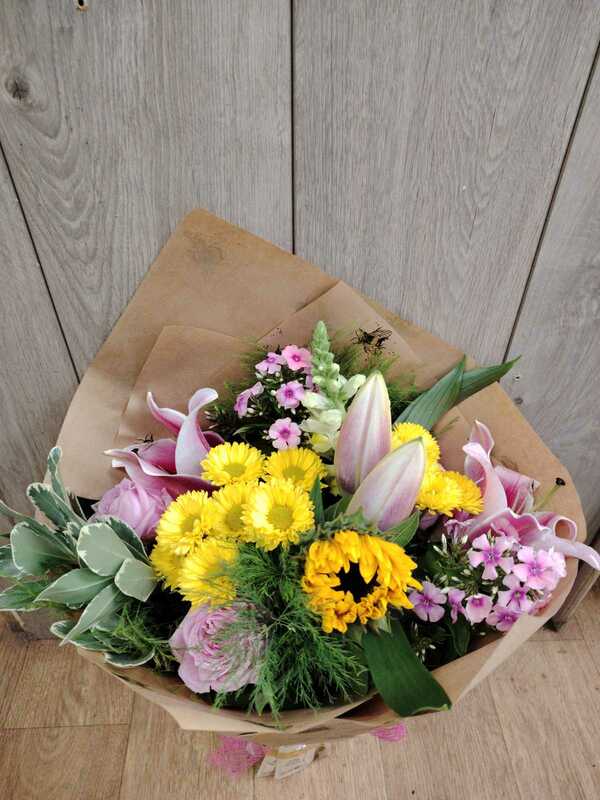 Flowers delivered to customer