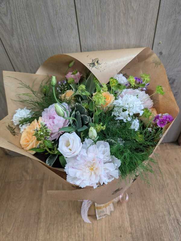 Flowers delivered to customer