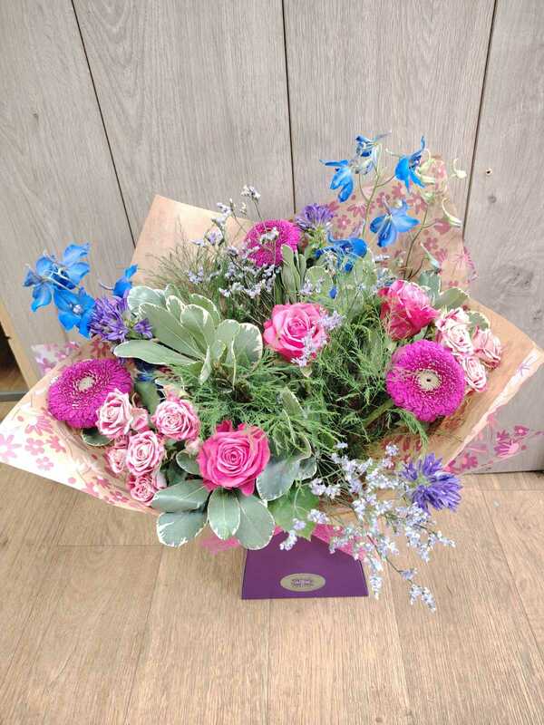 Flowers delivered to customer