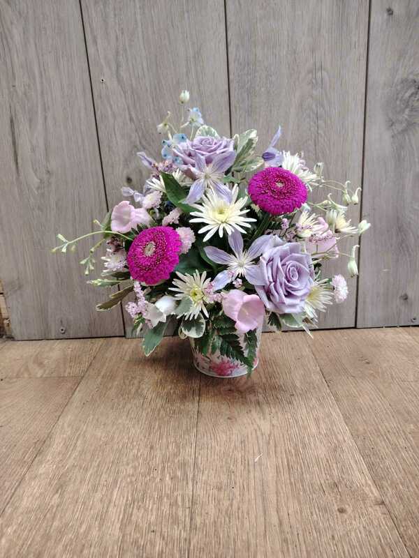 Flowers delivered to customer