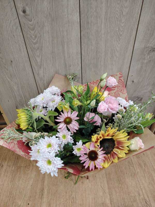 Flowers delivered to customer