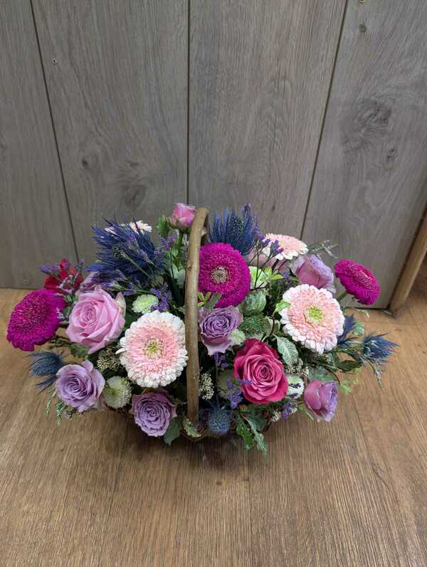 Flowers delivered to customer