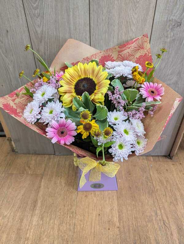 Flowers delivered to customer