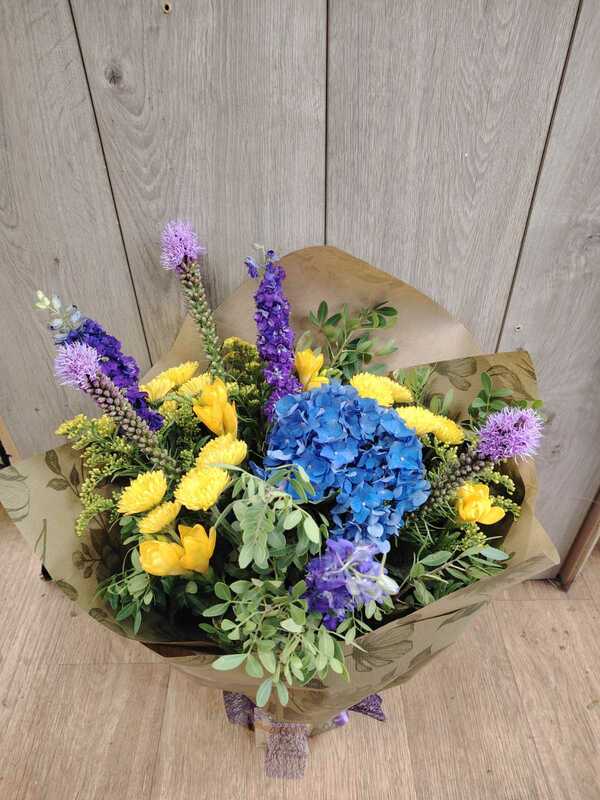 Flowers delivered to customer