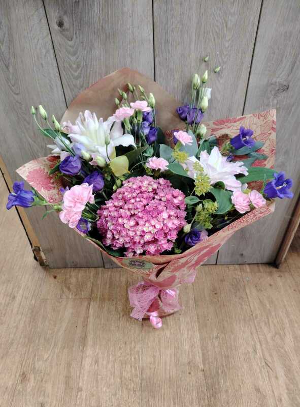 Flowers delivered to customer