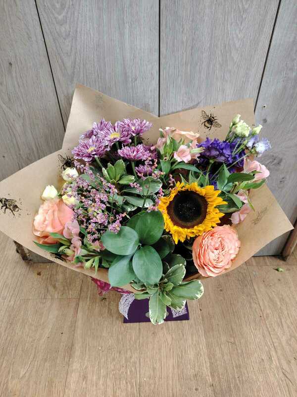 Flowers delivered to customer