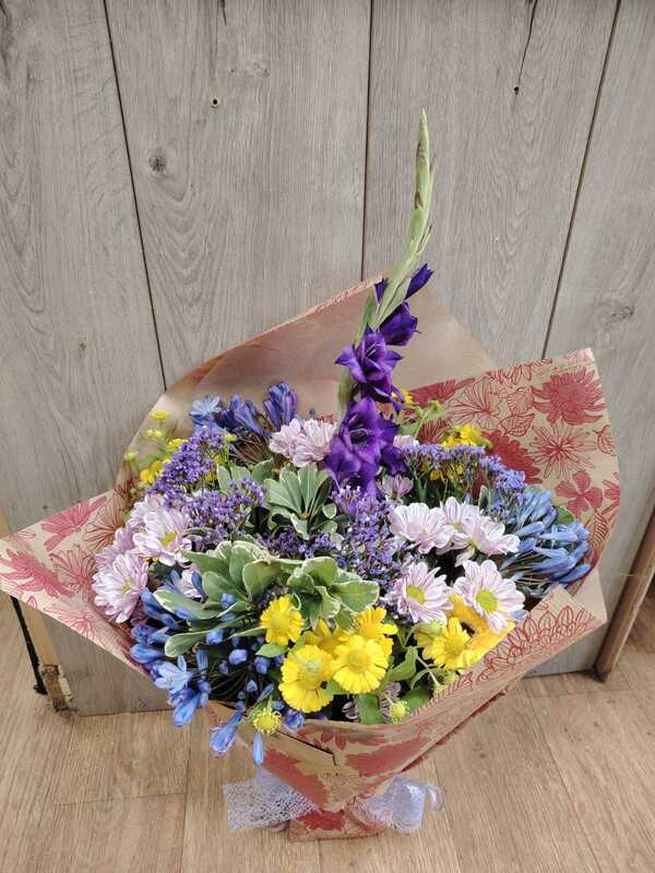 Flowers delivered to customer