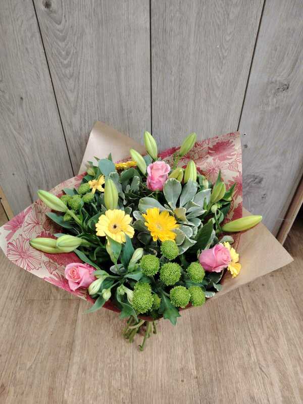 Flowers delivered to customer
