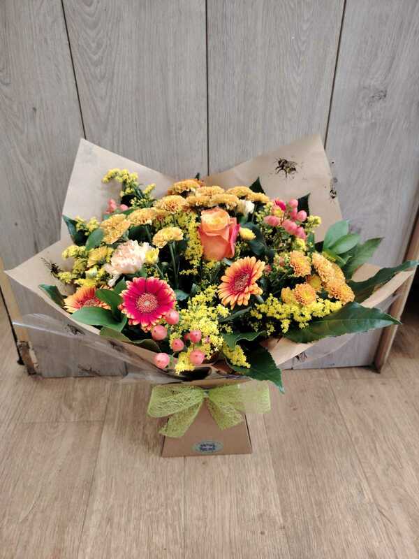 Flowers delivered to customer