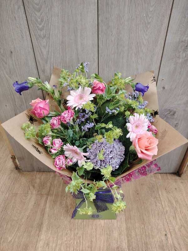 Flowers delivered to customer