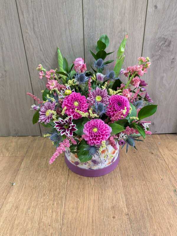Flowers delivered to customer