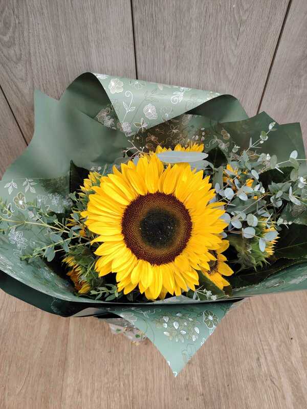Flowers delivered to customer