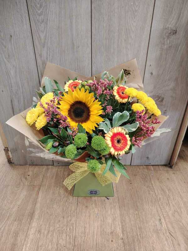 Flowers delivered to customer
