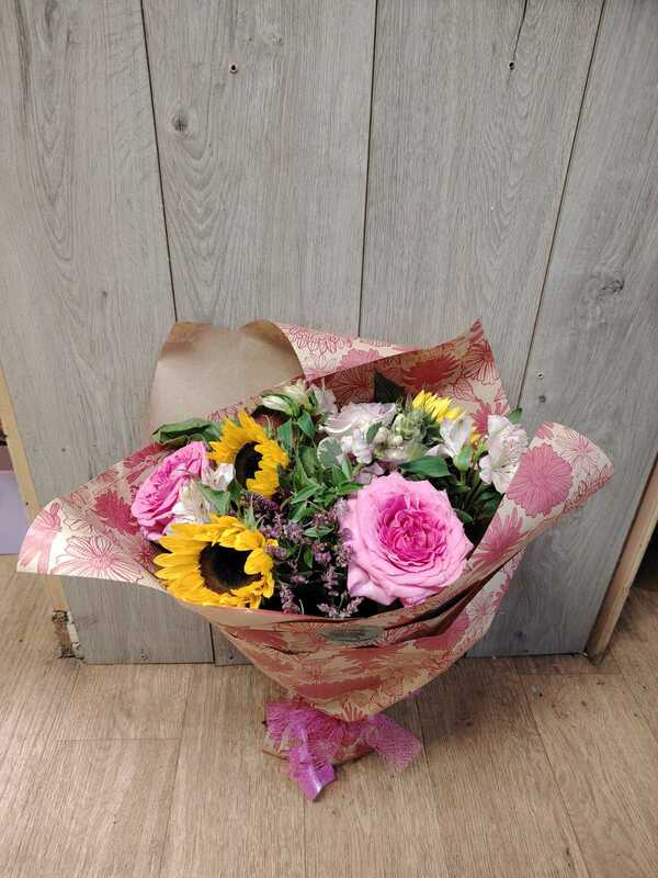 Flowers delivered to customer