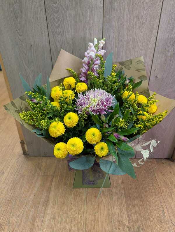 Flowers delivered to customer