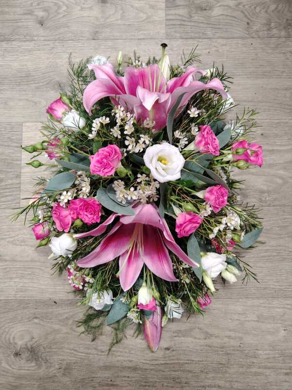 Flowers delivered to customer