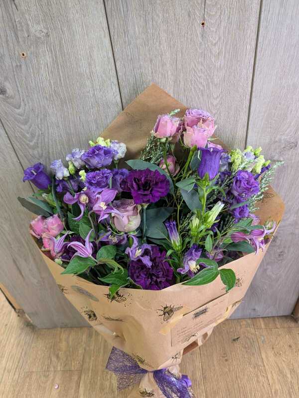 Flowers delivered to customer
