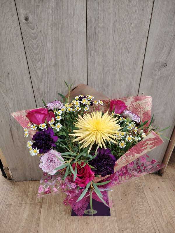 Flowers delivered to customer
