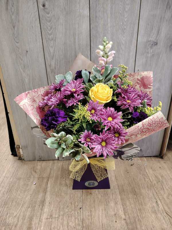 Flowers delivered to customer