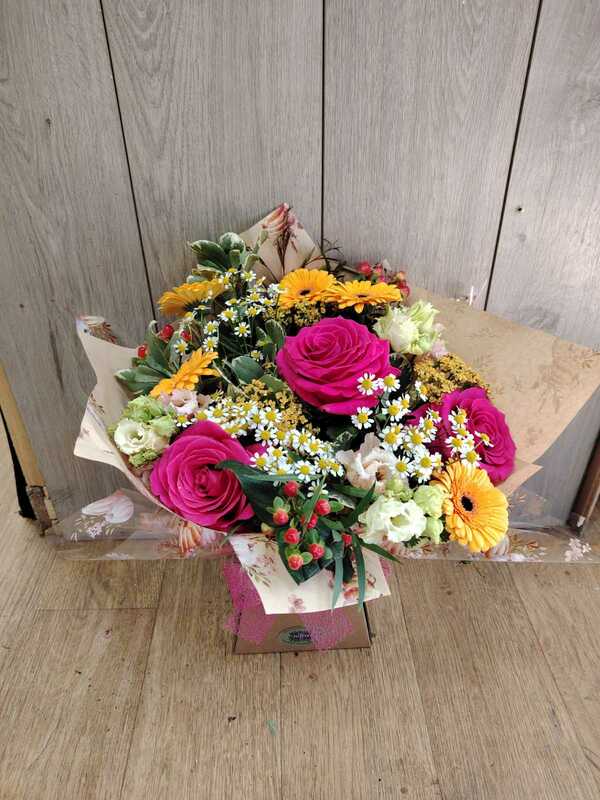 Flowers delivered to customer