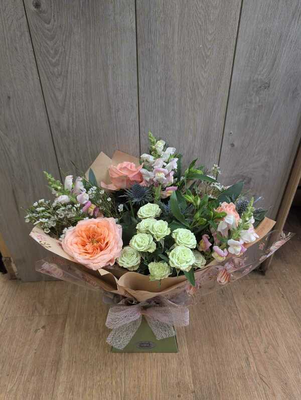 Flowers delivered to customer
