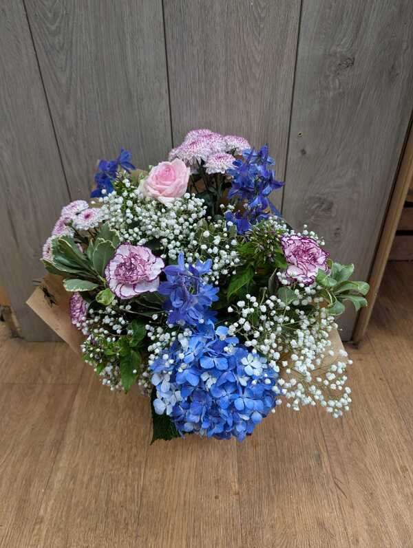Flowers delivered to customer