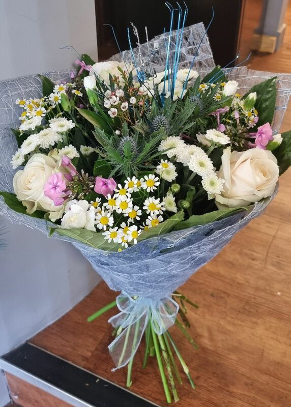 Flowers delivered to customer