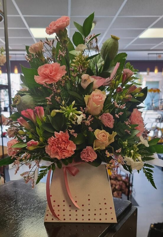 Flowers delivered to customer