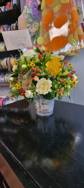 Flowers delivered to customer