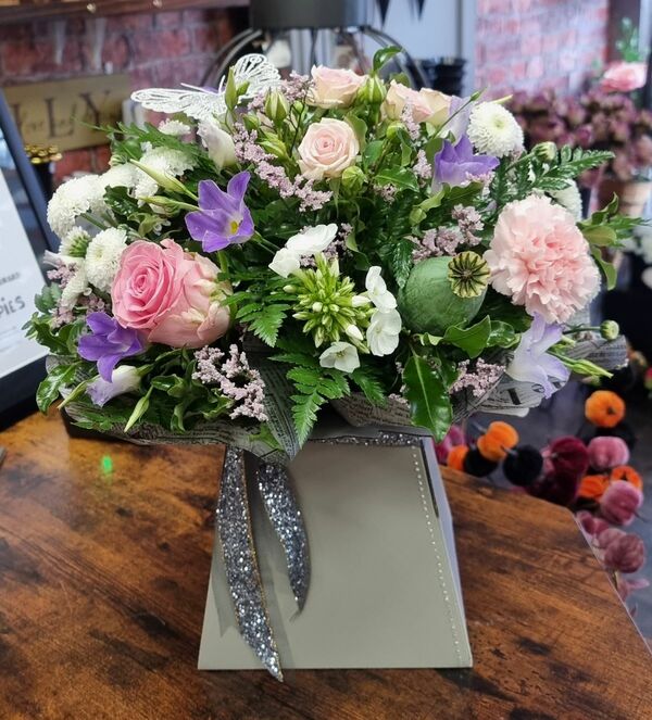 Flowers delivered to customer