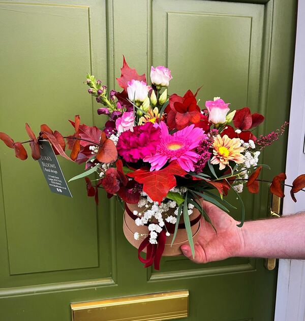 Flowers delivered to customer