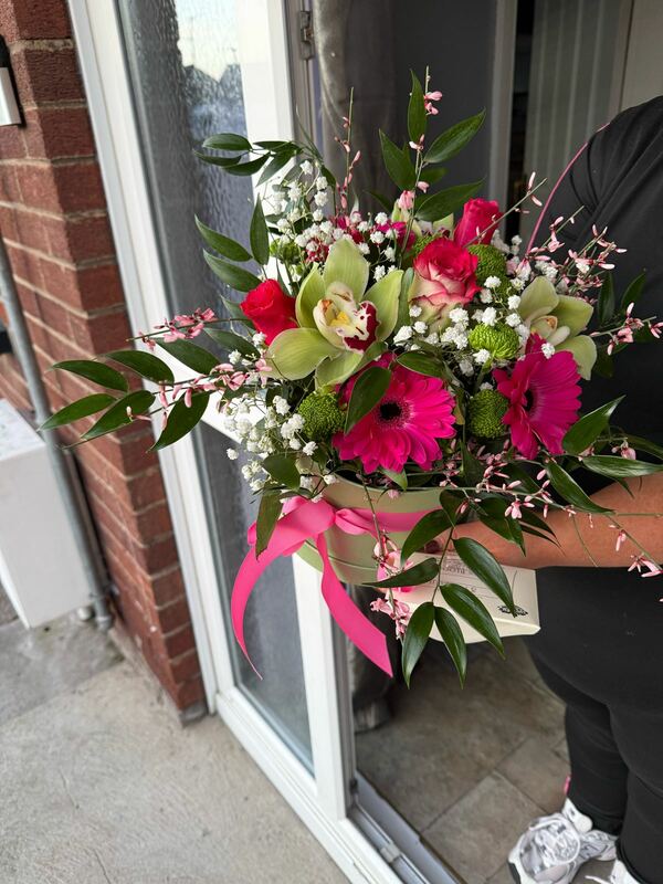 Flowers delivered to customer