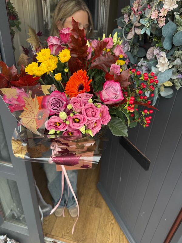 Flowers delivered to customer