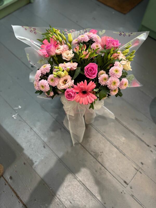 Flowers delivered to customer