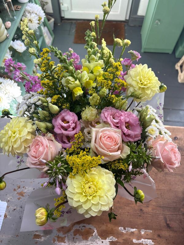 Flowers delivered to customer