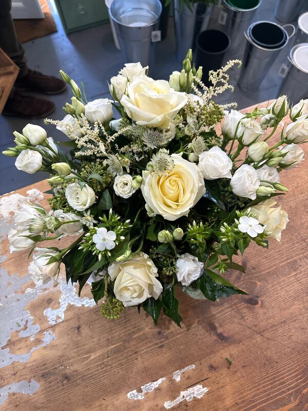 Flowers delivered to customer