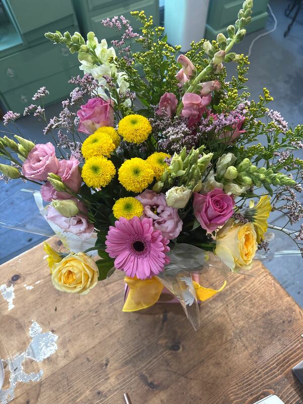 Flowers delivered to customer