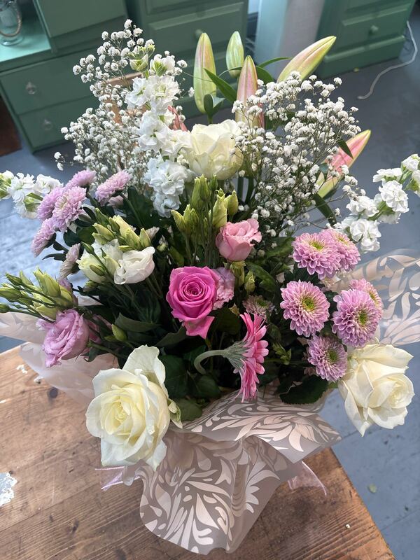 Flowers delivered to customer