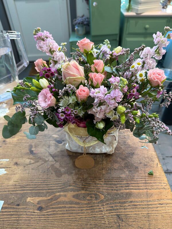 Flowers delivered to customer