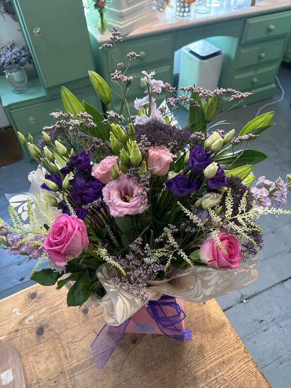 Flowers delivered to customer