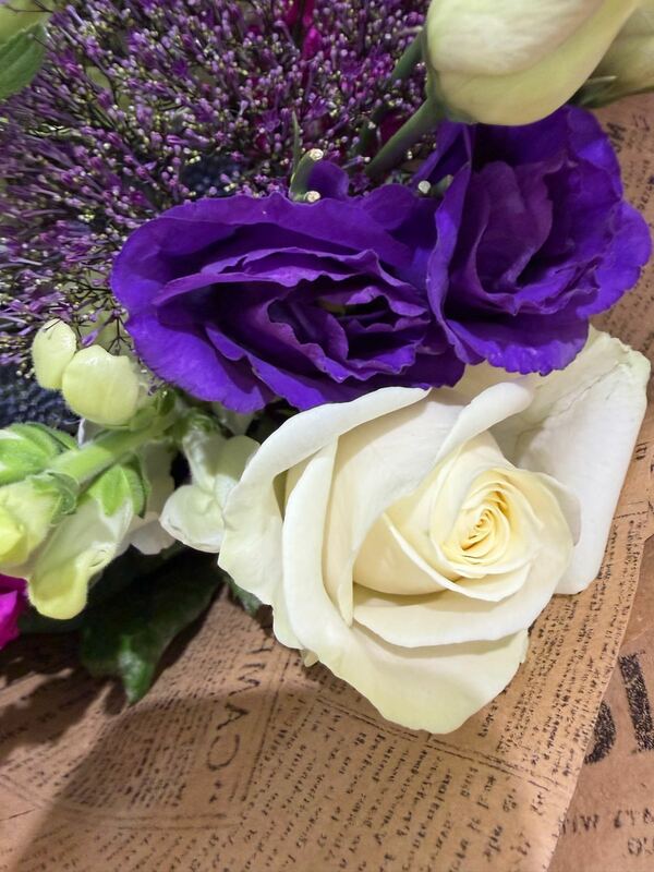 Flowers delivered to customer