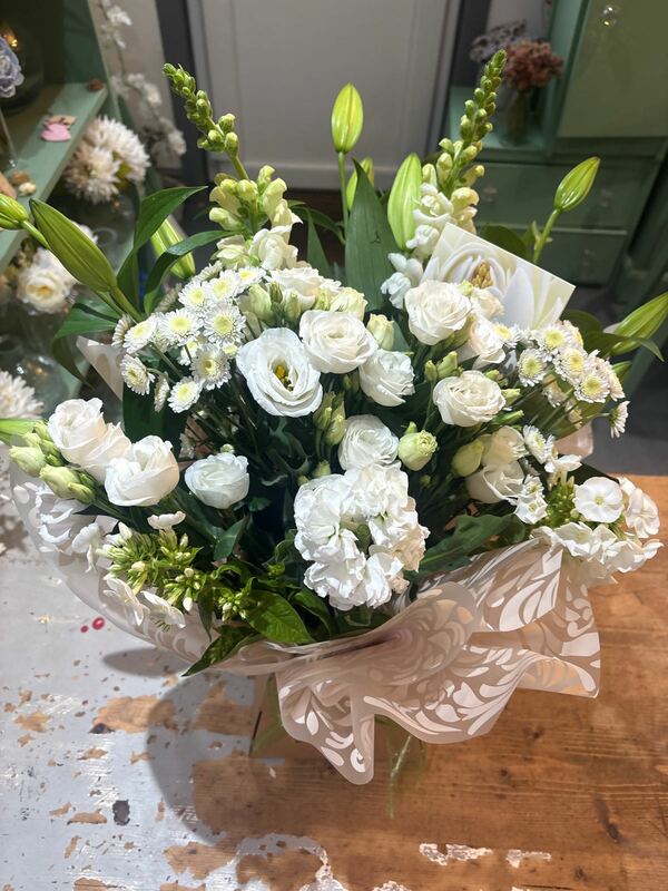 Flowers delivered to customer