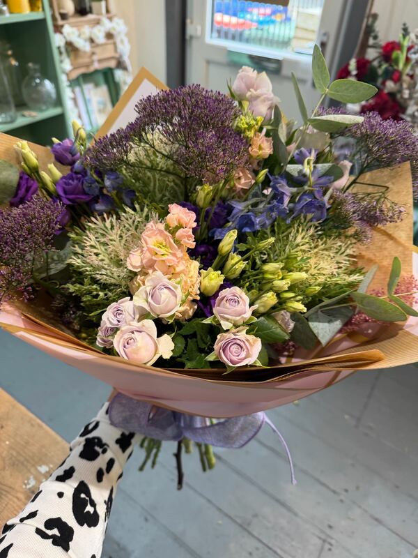 Flowers delivered to customer